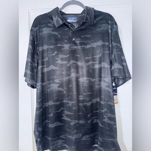 Hogan Gray Camouflage Polo Shirt